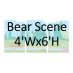 Bear Scene 4'Wx6'H